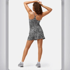 Outdoor Voices The Exercise Dress Snow Leopard Active Athletic Tennis Running XS